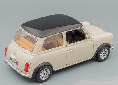 Изображение BBURAGO 1/18 MINI Cooper 1969 beige/black