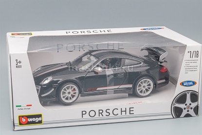 Изображение BBURAGO 1/18 PORSCHE GT3 RS 4.0 black/черный