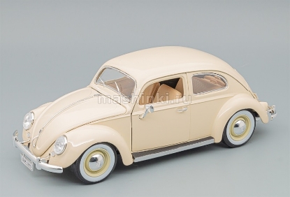 Изображение BBURAGO 1/18 VW Kafer Beetle 1955 beige/бежевый