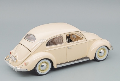 Изображение BBURAGO 1/18 VW Kafer Beetle 1955 beige/бежевый