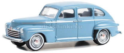 Изображение GREENLIGHT 1/64 FORD Super Deluxe Fordor Fifty Years of Ford Progress - Golden Jubilee 1946 blue