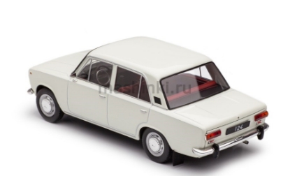 Изображение WHITEBOX 1/24 FIAT 124 1970 white