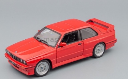Изображение BBURAGO 1/24 BMW M3 (E30) 1988 red/красный