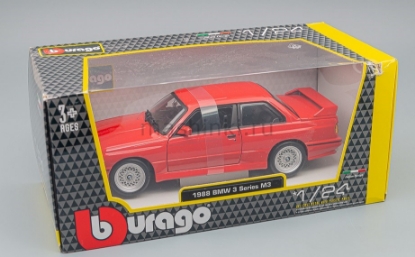 Изображение BBURAGO 1/24 BMW M3 (E30) 1988 red/красный
