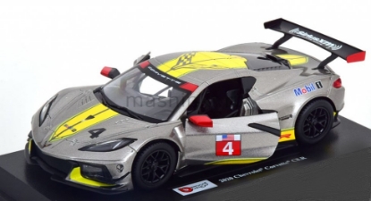 Изображение BBURAGO 1/24 CHEVROLET Corvette C8R №3 2020 yellow/желтый