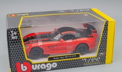 Изображение BBURAGO 1/24 DODGE Viper SRT 10 ACR red-black/красно-черный