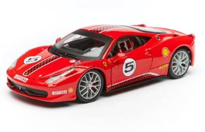 Изображение BBURAGO 1/24 FERRARI 458 Challenge red/красный (14+)