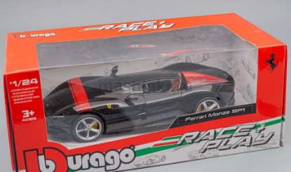 Изображение BBURAGO 1/24 FERRARI Monza SP1 black/red/черно-красный
