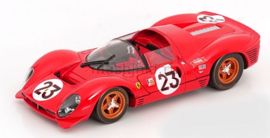 Изображение BBURAGO 1/24 FERRARI Racing 330 P4 Daytona 1967 red/красный