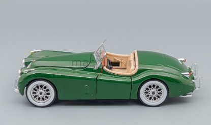 Изображение BBURAGO 1/24 JAGUAR XK 120 Roadster 1951 dark green/зеленый