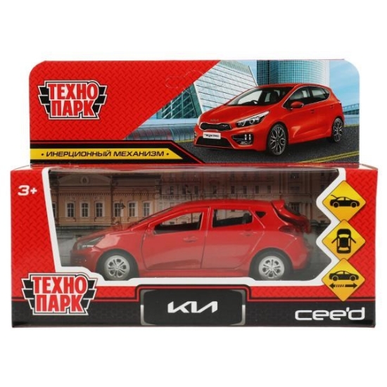 Изображение ТЕХНОПАРК KIA Ceed 12 см красный