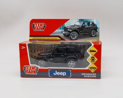 Изображение ТЕХНОПАРК JEEP Wrangler Rubicon 12 см черный