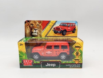 Изображение ТЕХНОПАРК JEEP Wrangler Сафари 12 см красный