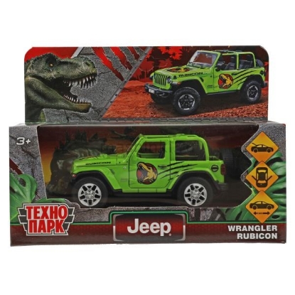 Изображение ТЕХНОПАРК JEEP Wrangler Rubicon Динозавры 12 см