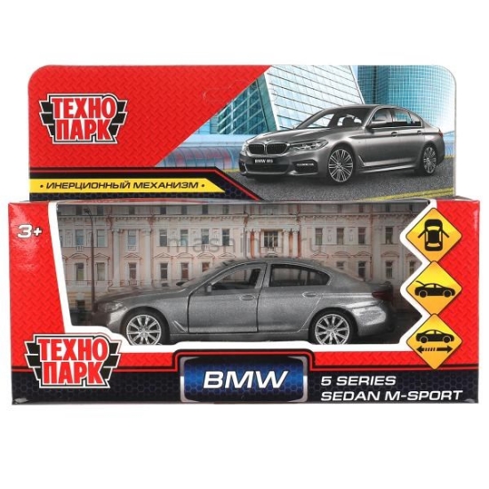 Изображение ТЕХНОПАРК BMW 5-ER Sedan M-Sport 12 см серебристый