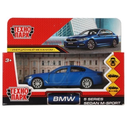 Изображение ТЕХНОПАРК BMW 5-ER Sedan M-Sport 12 см синий