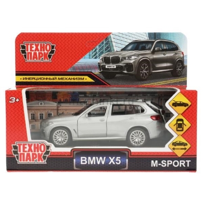 Изображение ТЕХНОПАРК BMW X5 M-Sport 12 см (свет, звук) серебристый