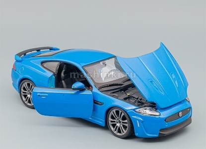 Изображение BBURAGO 1/24 JAGUAR XKR-S blue/синий