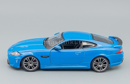 Изображение BBURAGO 1/24 JAGUAR XKR-S blue/синий