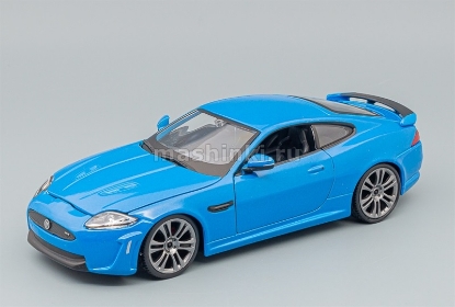 Изображение BBURAGO 1/24 JAGUAR XKR-S blue/синий