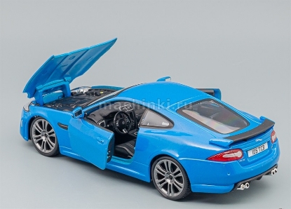 Изображение BBURAGO 1/24 JAGUAR XKR-S blue/синий
