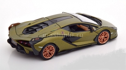 Изображение BBURAGO 1/24 LAMBORGHINI Sian FKP 37 matte green/матовый зеленый