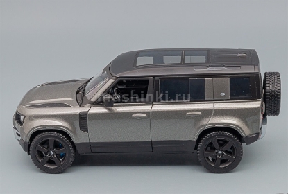 Изображение BBURAGO 1/24 LAND ROVER Defender 110 2022 silver/серебристый