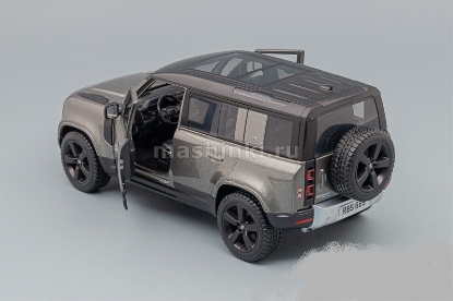 Изображение BBURAGO 1/24 LAND ROVER Defender 110 2022 silver/серебристый