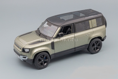 Изображение BBURAGO 1/24 LAND ROVER Defender 2022 green/зеленый