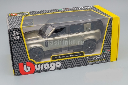 Изображение BBURAGO 1/24 LAND ROVER Defender 2022 green/зеленый