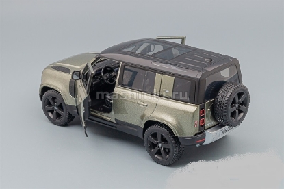 Изображение BBURAGO 1/24 LAND ROVER Defender 2022 green/зеленый