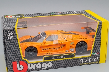 Изображение BBURAGO 1/24 MASERATI MC12 orange/оранжевый
