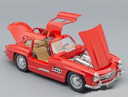 Изображение BBURAGO 1/24 MERCEDES-BENZ 300SL 1954 red/красный