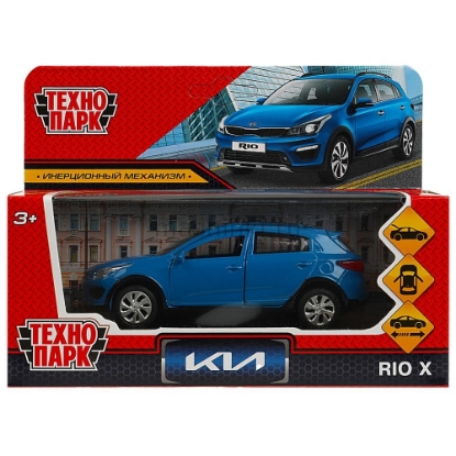 Изображение ТЕХНОПАРК KIA Rio X кросс-хэтчбек 12 см синий