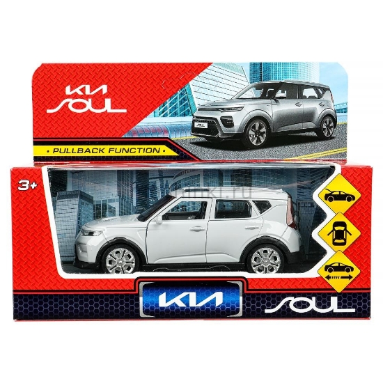 Изображение ТЕХНОПАРК KIA Soul 12 см серебристый