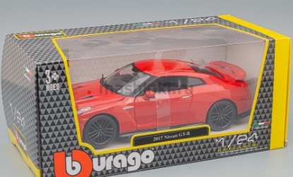 Изображение BBURAGO 1/24 NISSAN GT-R red/красный