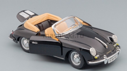 Изображение BBURAGO 1/24 PORSCHE 356B Cabriolet 1961 black/черный