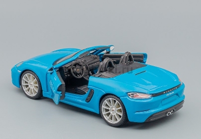 Изображение BBURAGO 1/24 PORSCHE 718 Boxster Lt blue/синий
