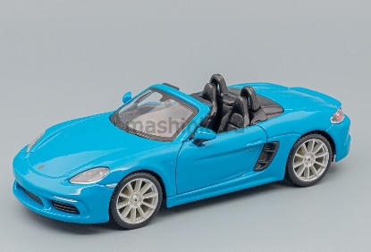 Изображение BBURAGO 1/24 PORSCHE 718 Boxster Lt blue/синий