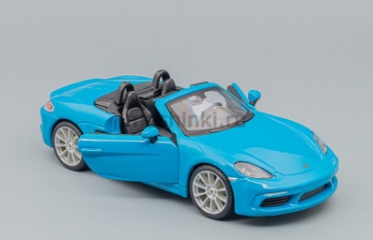 Изображение BBURAGO 1/24 PORSCHE 718 Boxster Lt blue/синий