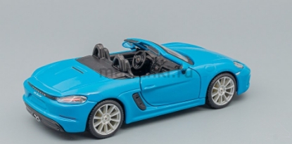 Изображение BBURAGO 1/24 PORSCHE 718 Boxster Lt blue/синий