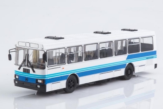 Изображение НАШИ АВТОБУСЫ-68 1/43 ЛАЗ-52523 сине-бело-голубой (24.02.2025)