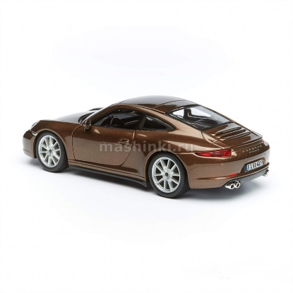 Изображение BBURAGO 1/24 PORSCHE 911 Carrers S brown/коричневый