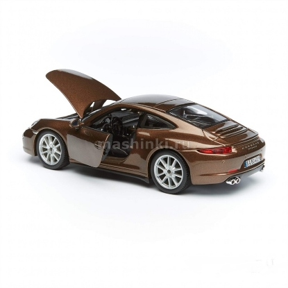 Изображение BBURAGO 1/24 PORSCHE 911 Carrers S brown/коричневый