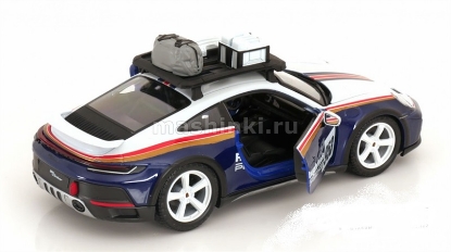 Изображение BBURAGO 1/24 PORSCHE 911 Dakar blue/white