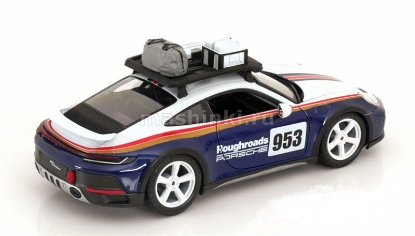 Изображение BBURAGO 1/24 PORSCHE 911 Dakar blue/white