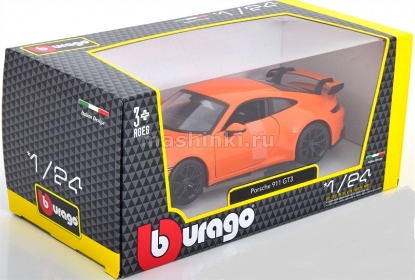 Изображение BBURAGO 1/24 PORSCHE 911 GT3 orange/оранжевый