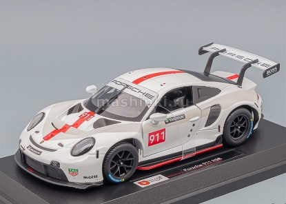 Изображение BBURAGO 1/24 PORSCHE 911 RSR GT white/белый