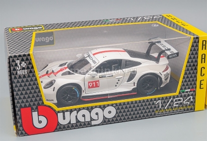 Изображение BBURAGO 1/24 PORSCHE 911 RSR GT white/белый