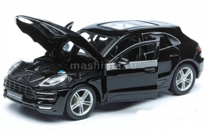 Изображение BBURAGO 1/24 PORSCHE Macan black/черный